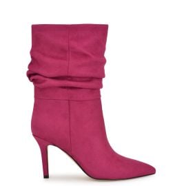 Womens Slouch Dress Booties - Pink Nine West at Nine West