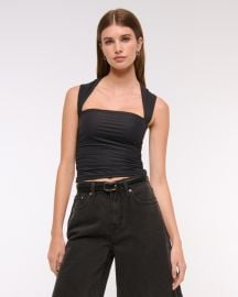 Womens The AF Ava Soft Matte Seamless Top Womens Tops Abercrombiecom at Abercrombie & Fitch
