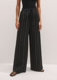 Womenx27s Black Fluid Stripe Track Pant MEEM at Me + Em