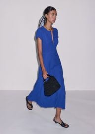 Womenx27s Blue Fit Flare Maxi Dress MEEM at Me + Em