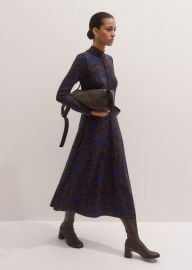 Womenx27s Blue High Neck Maxi Dress MEEM at Me + Em