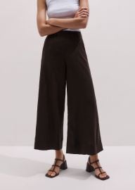 Womenx27s Brown Crop Wide-Leg Pant MEEM at Me + Em