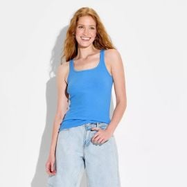 Womenx27s Core Ribbed Tank Top - Wild Fable Target at Target
