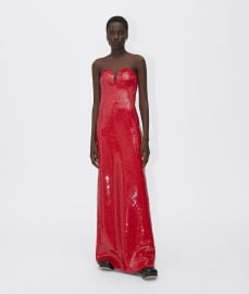 Womenx27s Dress in Scarlet  Bottega Veneta US at Bottega Veneta