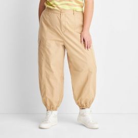 Womenx27s High-rise Cargo Pants - Future Collective With Gabriella Karefa-johnson Khaki 4x Target at Target