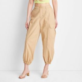 Womenx27s High-rise Cargo Pants - Future Collective With Gabriella Karefa-johnson Khaki Xl Target at Target