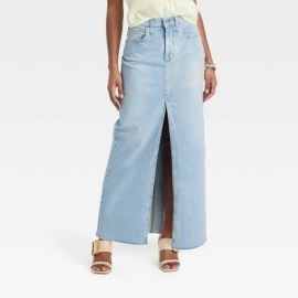 Womenx27s High-rise Denim Maxi Skirt - Universal Thread Target at Target