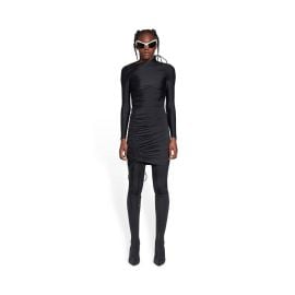 Womenx27s Mini Dress in Black  Balenciaga US at Balenciaga