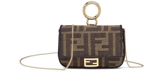 Womenx27s Nano Baguette Charm FENDI 24S at 24S