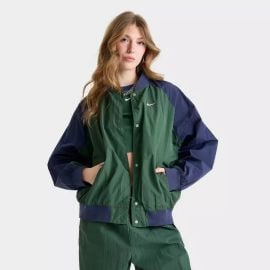 Womenx27s Nike Sportswear Oversized Varsity Jacket JD Sports at JD Sports