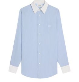 Womenx27s Romy in striped silk shirt CELINE 24S at 24S