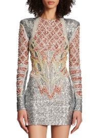 Womenx27s Short embroidered dress BALMAIN 24S at 24S