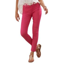 Womenx27s Skinny Leg Cropped Pants - LASCANA - Fuchsia Solid 8 Target at Target