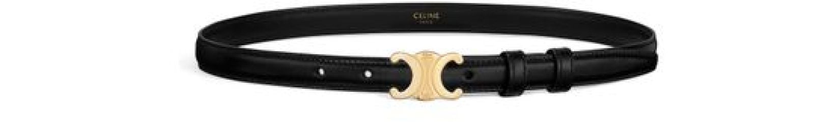 Womenx27s Small Triomphe belt in leather CELINE 24S at 24S