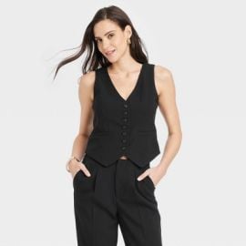 Womenx27s Tailored Suit Vest - A New Day Target at Target