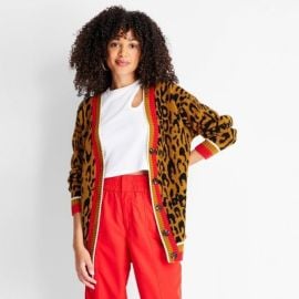 Womenx27s Varsity Cardigan - Future Collective With Kahlana Barfield Brown Target at Target