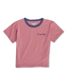 Womenx27s Vintage Ringer Tee - Dusty PinkBluefin at Tecovas