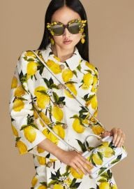 Womenx27s sunglasses cat eye floral square DolceampGabbana at Dolce & Gabbana