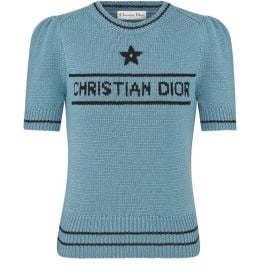 Womenx27s x27CHRISTIAN DIORx27 Short-Sleeved Sweater DIOR 24S at 24S