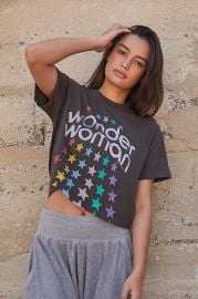 Wonder Woman Stars Tee at Free People