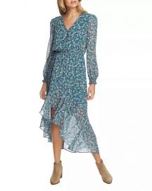 Woodland Floral Cutaway Hem Dress by 1.STATE at Bloomingdales