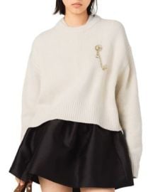 Wool & Cashmere Boxy Sweater at Bloomingdales