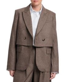 Wool & Cashmere Layered Blazer at Bloomingdales
