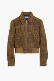 Wool Blend Boucle Tweed Jacket at The Outnet