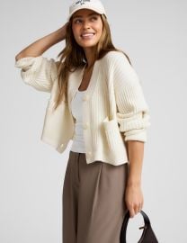 Wool Blend Cardigan at Beyond Yoga
