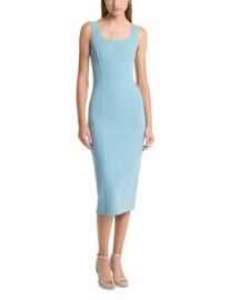 Wool Blend Scoop Neck Midi Dress at Bloomingdales