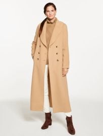 Wool Blend Shawl Collar Coat Talbots at Talbots