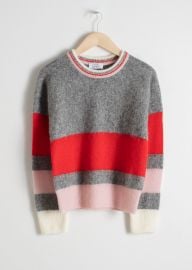 Wool Blend Striped Sweater by & Other Stories at & Other Stories