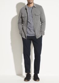 Wool Cashmere Long Sleeve Shirt at Vince