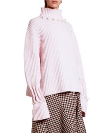 Wool-Cashmere Turtleneck Sweater at Neiman Marcus