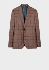 Wool Check Two Button Blazer at Paul Smith