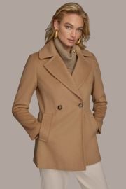 Wool Peacoat Coat Donna Karan at Donna Karan