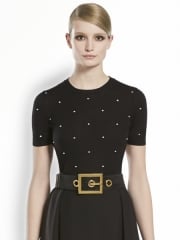 Wool Polka Dot Top at Gucci