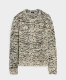 Wool Spacedye Crewneck Sweater in Alabaster Spacedye - Todd Snyder at Todd Snyder