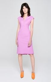 Wool Stretch Cap-Sleeve Dress ESCADA Official at Escada