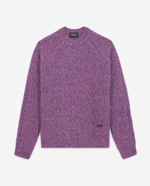 Wool Sweater with a Honeycomb Texture by The Kooples at The Kooples