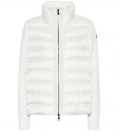 Wool and down jacket at Mytheresa