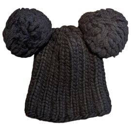 Wool beanie Eugenia Kim Black size S International in Wool - 31282332 at Vestiaire Collective