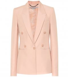 Wool blend blazer at Mytheresa