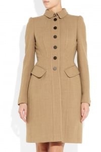 Wool blend coat by Burberry at Net A Porter