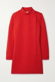 Wool-blend mini dress at Net a Porter