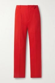 Wool-blend straight-leg pants at Net a Porter