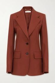 Wool-canvas blazer at Net a Porter