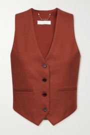 Wool-canvas vest at Net a Porter