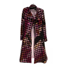 Wool coat Emilio Pucci Multicolour size 40 IT in Wool - 21822784 at Vestiaire Collective