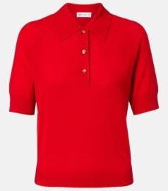 Wool polo shirt at Mytheresa